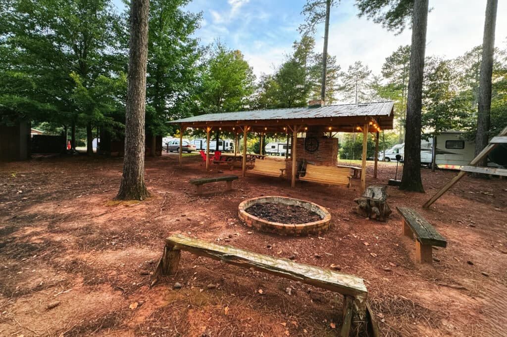 Camp Happy pavilion