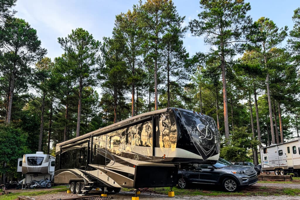 RV site at Camp Happy